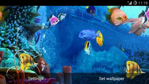 aniPet Aquarium HD LWP截图5