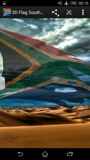 3D Flag South Africa LWP截图1