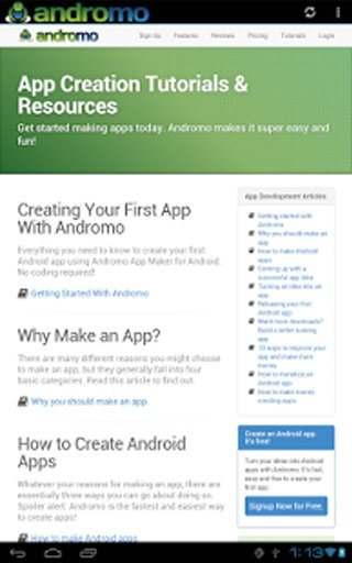 Andromo App Maker截图10