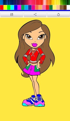 Coloring Book Bratz截图1