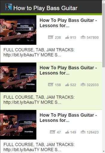 How To Play Bass Guitar截图4