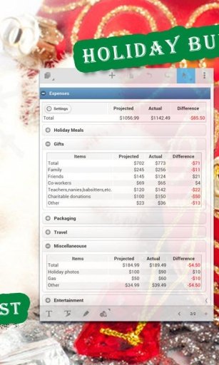 ResPack 15-Christmas Budget截图4