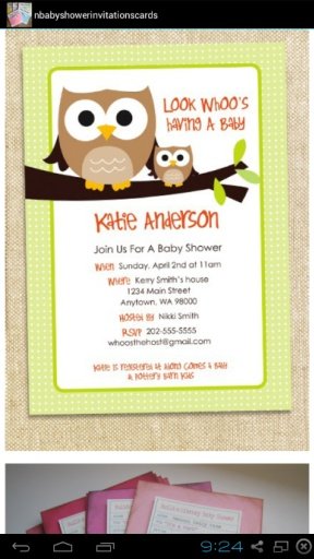 Baby Shower Invitations Cards截图3