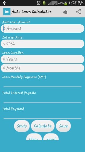 Car Auto Loan Calculator India截图3