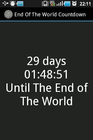 Mayan 2012 countdown world end截图1