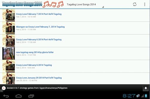 Tagalog Love Songs 2014截图2