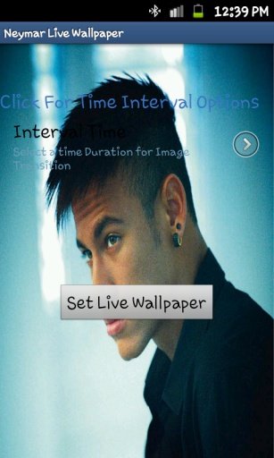 Neymar HD Live Wallpaper 2014截图1