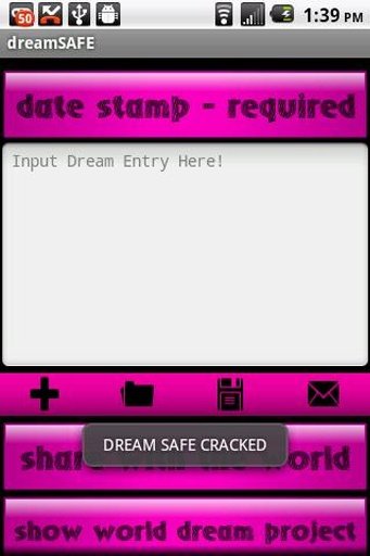 Pink Zebra Dream Safe截图1