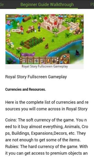 Royal Story Cheats Guide截图1