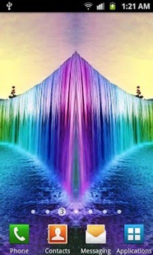 5D Rainbow Waterfall LWP截图3