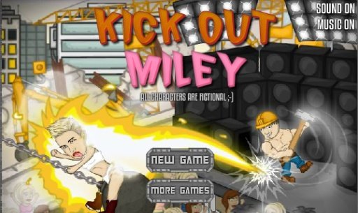 Kick Miley Cyrus Game截图3