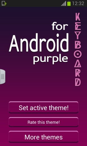 键盘的Android紫色截图5