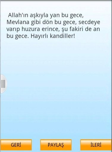 Kandil Mesajları Paylaş截图3