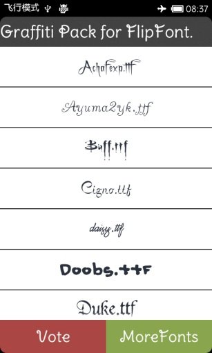 Graffiti Fonts Install截图6