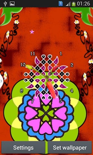 Rangoli Clock截图3