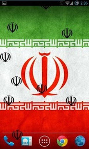 Iran Flag Live Wallpaper截图1