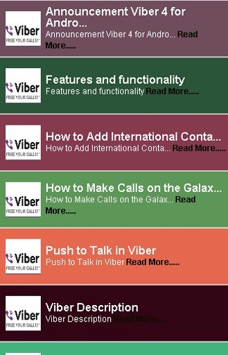 Viber Free Calls Reviews截图1