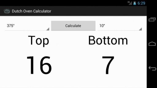 Dutch Oven Calc截图3