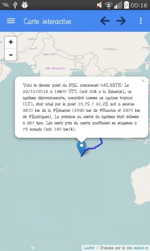 Meteoi: M&eacute;t&eacute;o de la R&eacute;union截图1