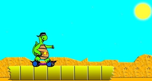 Cool Ninja Turtle skater game截图3