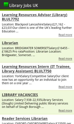 Library Jobs UK截图2