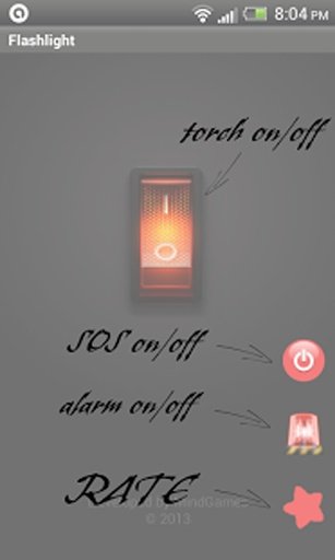 Flashlight (LED) + Alarm截图1