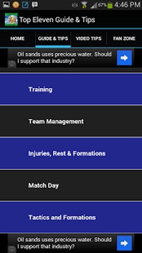 Top Eleven Guide, Tips &amp; Help截图2