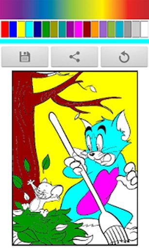 Cat vs Mouse Coloring for Kids截图3