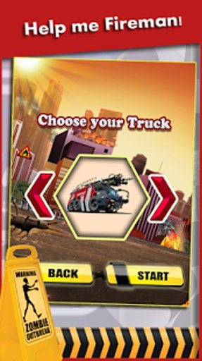 Zombies extreme Fire Truck截图9