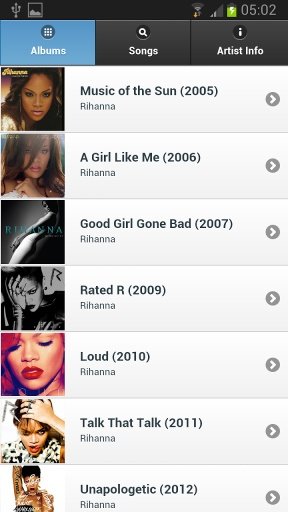 Rihanna All Lyrics截图1