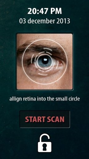 Eye Retina Lock Screen PRO截图2