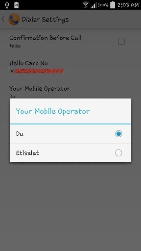 Hello Card Dialer截图3