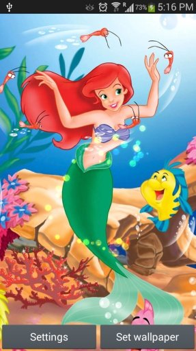 Disney Mermaid Princess LWP截图6