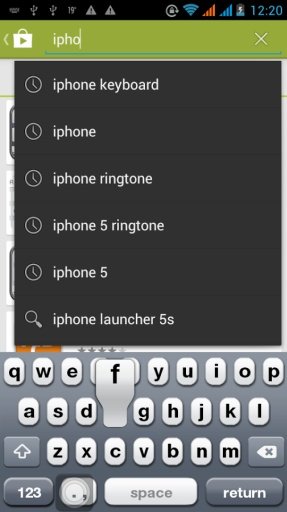 iPhone keyboard截图3