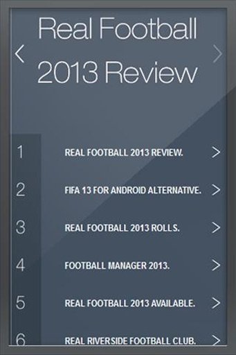 Real Football 2013 Review截图2