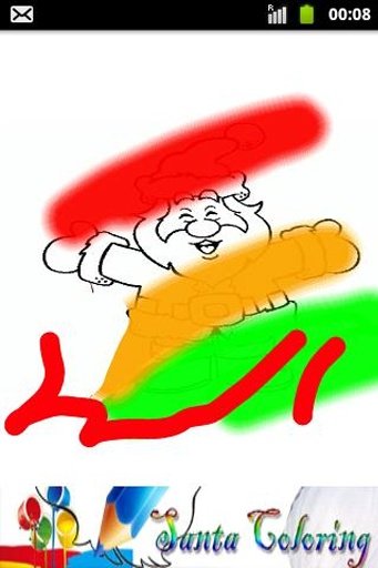 Santa Coloring (Kids Paint)截图2