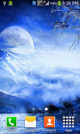 Blue Night Nature HD Wallpaper截图1