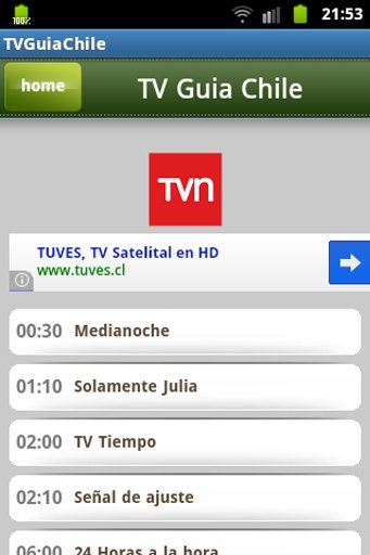 TV Gu&iacute;a Chile Plus截图3