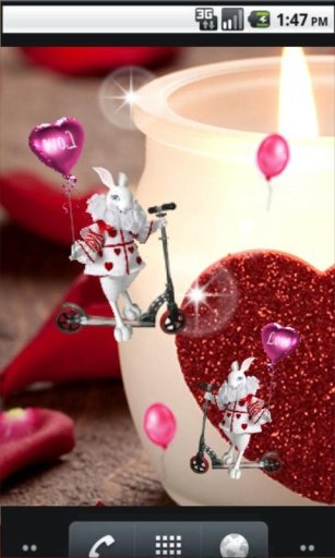 Valentine Live Wallpaper stars截图2