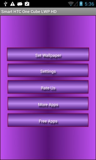 HTC One Cube LWP HD截图5