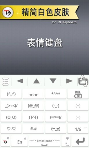 精简白色for TS键盘截图3