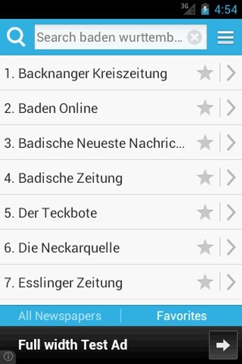 Baden Wurttemberg Newspapers截图2