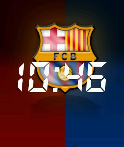 Barcelona Fans HD clock Free截图2