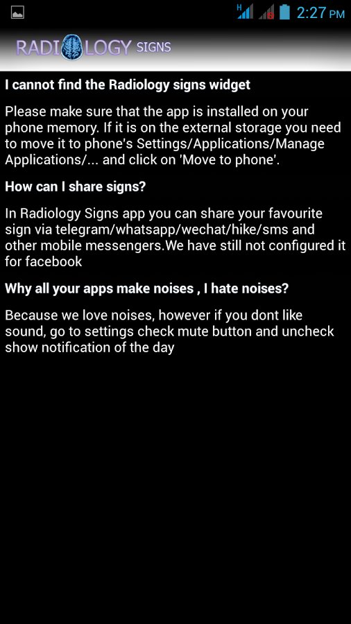 Radiology Signs截图4