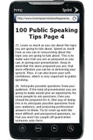 100 Public Speaking Tips截图2