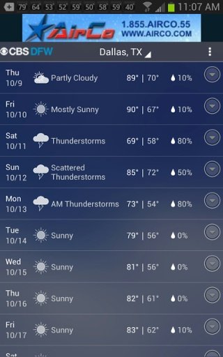 DFW Weather截图2