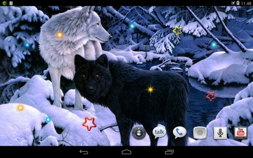 Wolves Family live wallpaper截图4