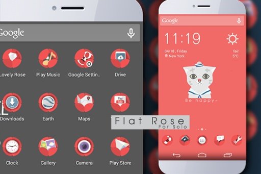 Flat Rose Icons &amp; Wallpapers截图3