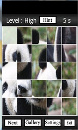 Panda Wallpaper Puzzle截图1