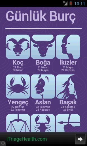 G&uuml;nl&uuml;k Bur&ccedil; (Astroloji)截图4